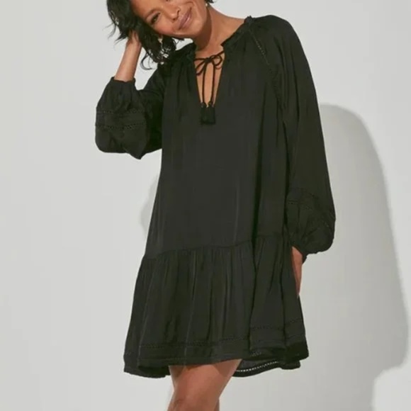 Cleobella Black Rose Dress